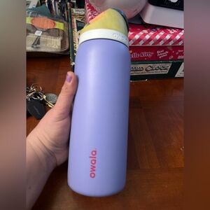 Owala purple water bottle